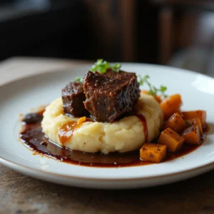 How to Cook Beef Cheeks to Perfection: A Tender and Flavorful Recipe 6 Tender Braised Beef Cheeks Cooking in a Dutch Oven