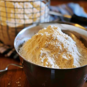 Gluten Free Flour Baking Made Simple: 7 Must-Try Recipes 2 Homemade gluten free flour baking mix in glass jar